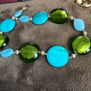 Stone colored necklace